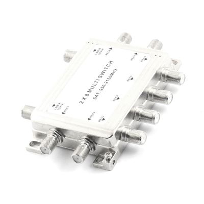 Ruilogod DiSEqC 2x8 Multi-Switch Satellite Switch Receiver Dish