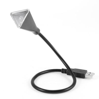 Ruilogod Black Triangle Shape Portable Flexible LED USB Light Lamp for Notebook(id:31 b42 79 344 606