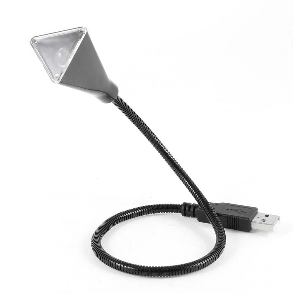 Ruilogod Black Triangle Shape Portable Flexible LED USB Light Lamp for Notebook(id:31 b42 79 344 606