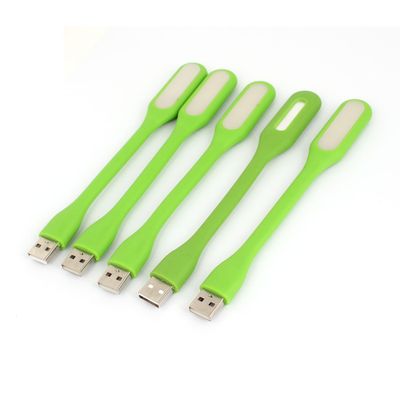 Ruilogod Portable Flexible PC Laptop Reading Lamp USB LED Light 5pcs Green (id: 372 d65 ac5 906 92b