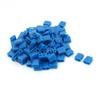 Ruilogod 100pcs Blue Plastic Earphone USB Fridge Line Wire Fixer Clips Holder view 1