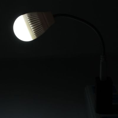 Ruilogod DC 5V Mini Portable Flexible USB LED Light Lamp White for Laptop Desktop Computer(id:74 da6 ca f2b d97