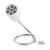 Ruilogod Laptop 38cm 15" USB 2.0 Flexible Gooseneck White 7 LED Light Desk Lamp(id:54 743 d6 2d0 41b view 1