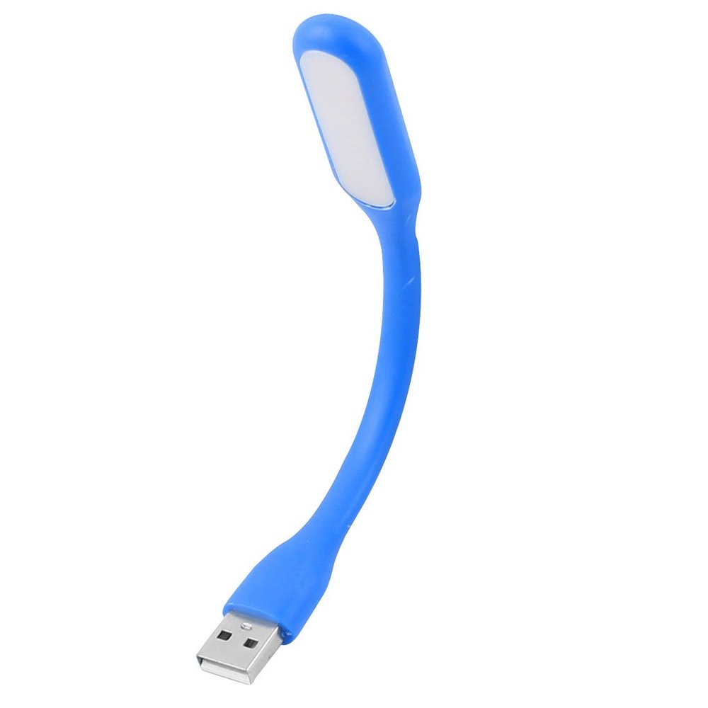Ruilogod USB LED Mini Light Flexible Desk Reading Laptop PC Computer Lamp Blue (id: b8e 58d 8c0 e12 705