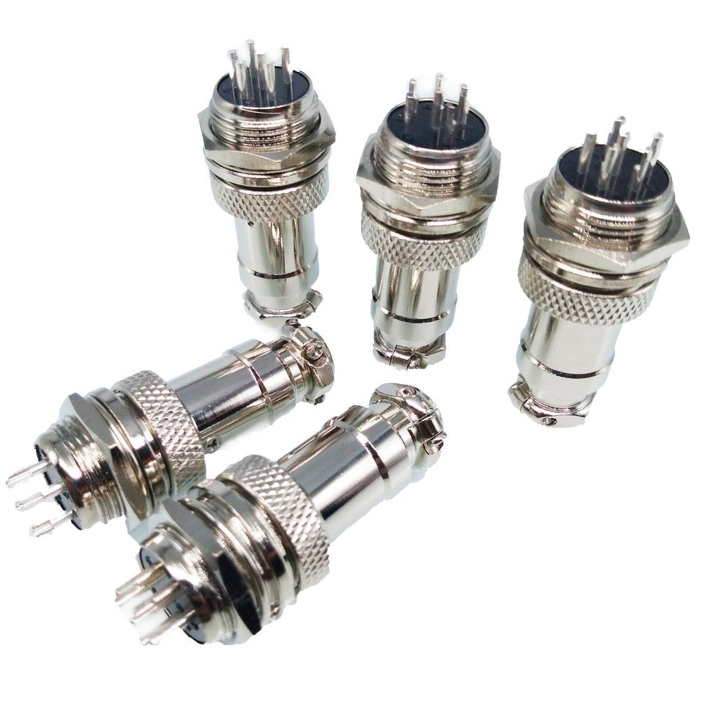 5 Pair Aviation Plug 6 Pin Male Female Panel Wire Connector 16mm GX16-6