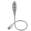 Ruilogod 3 LED Flexible White Flashing USB Notebook Laptop PC Reading Lamp Light(id:aa 32f b8 596 81c view 1