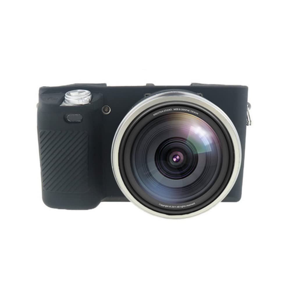 Camera Soft Silicone Case Bag Black Rubber Armor Skin Body Cover Protector for Sony Alpha A6000 camera