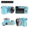 Camera Soft Silicone Case Bag Black Rubber Armor Skin Body Cover Protector for Sony Alpha A6000 camera view 2