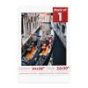 24x36 Mat Bevel Cut for 22x30 Photos - Acid Free White with Black Core Precut Matboard With Backing Board and Crystal Clear, Self Seal Photo Mat Bag - For Pictures, Photos, Framing - 4-ply Thickness view 1