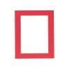 32x32 Mat Bevel Cut for 27x30 Photos - Acid Free Cardinal Red Precut Matboard With Backing Board and Crystal Clear, Self Seal Photo Mat Bag - For Pictures, Photos, Framing - 4-ply Thickness view 2