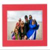 32x32 Mat Bevel Cut for 27x30 Photos - Acid Free Cardinal Red Precut Matboard With Backing Board and Crystal Clear, Self Seal Photo Mat Bag - For Pictures, Photos, Framing - 4-ply Thickness view 4