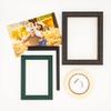 32x32 Mat Bevel Cut for 27x30 Photos - Acid Free Forest Green Precut Matboard With Backing Board and Crystal Clear, Self Seal Photo Mat Bag - For Pictures, Photos, Framing - 4-ply Thickness view 4