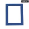 32x32 Mat Bevel Cut for 27x30 Photos - Acid Free Bottle Blue Precut Matboard With Backing Board and Crystal Clear, Self Seal Photo Mat Bag - For Pictures, Photos, Framing - 4-ply Thickness view 2