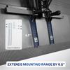 VIVO Vertical VESA Extender Plate Bracket Kit Designed for Low VESA Pattern TVs, Fits TV Ceiling Mounts, 2 Brackets, Black, MOUNT-AD165 view 4