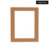 13x19 Mat Bevel Cut for 11x16 Photos - Acid Free Aged Oak Brown Precut Matboard With Backing Board and Crystal Clear, Self Seal Photo Mat Bag - For Pictures, Photos, Framing - 4-ply Thickness view 2