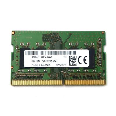 Laptop Memory Module MTA8ATF1G64HZ-3G2J1 Compatible Replacement Spare Part for Micron MTA8ATF1G64HZ 8GB 1Rx8 DDR4 SO-DIMM PC4-25600 3200MHz 260-Pin Non-ECC CL19 1.2V