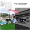 2in IP66 Proof PTZ Dome Camera - 1080P WiFi Outdoor Security Camera with Icsee, Remote Monitoring, Motion Detection, and Automatic Tracking view 3