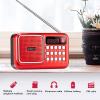 Portable Shortwave Radio, Battery Powered or USB Charging AM FM Radio with LCD Display Transistor Radio with MP3 Player Bass Speaker for Home Office Travel view 2