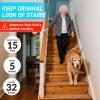 LifeGrip Stair Treads Non-Slip (15PCS), Anti Slip Transparent Stair Treads Tape for Indoor Wooden Step (5"X32"X15P-Treads) view 2