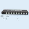 SDI Splitter 1x8 Supports SD, HD, 3G(1 Input and 8 outputs) SDI Video Splitter Box Distributor Amplifier for Video Monitoring System CCTV Security Camera view 2