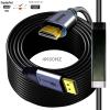 4K DisplayPort to HDMI Cable 50FT with IC, 4K60HZ (1440P 60Hz, 1080P 120Hz), DP to HDMI for Dell, Monitor, Projector, Desktop, AMD, NVIDIA, Lenovo, HP,ThinkPad-Grey Samsung and More view 2