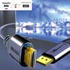 4K DisplayPort to HDMI Cable 50FT with IC, 4K60HZ (1440P 60Hz, 1080P 120Hz), DP to HDMI for Dell, Monitor, Projector, Desktop, AMD, NVIDIA, Lenovo, HP,ThinkPad-Grey Samsung and More view 3
