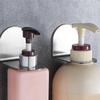 DOITOOL Wall Mounted Shelves Shower Bottle Rack Hook Self Adhesive Wall Mounted Soap Bottle Holder, 2Pcs Shampoo Dispenser Holder Hand Soap Dispenser for Kitchen Bathroom Wall Mount view 2