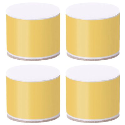 LUOFDCLDDD Furniture LegsFurniture Block Heavy Duty Legs Elevator Extension Made of Carbon Steel Self-Adhesive Raised Cabinet Chair Bed Sofa Coffee Table,Hardware Diy, Load 500Kg, 4Pcs/Yellow/5Cm/2.0