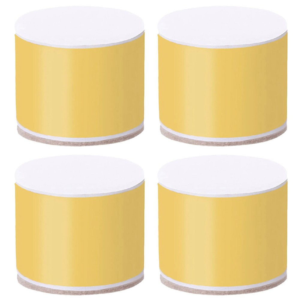LUOFDCLDDD Furniture LegsFurniture Block Heavy Duty Legs Elevator Extension Made of Carbon Steel Self-Adhesive Raised Cabinet Chair Bed Sofa Coffee Table,Hardware Diy, Load 500Kg, 4Pcs/Yellow/5Cm/2.0