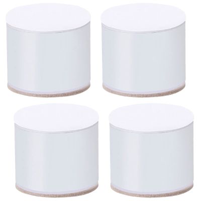 LUOFDCLDDD Furniture LegsFurniture Block Heavy Duty Legs Elevator Extension Made of Carbon Steel Self-Adhesive Raised Cabinet Chair Bed Sofa Coffee Table,Hardware Diy, Load 500Kg, 4Pcs/White/5Cm/2.0I