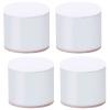 LUOFDCLDDD Furniture LegsFurniture Block Heavy Duty Legs Elevator Extension Made of Carbon Steel Self-Adhesive Raised Cabinet Chair Bed Sofa Coffee Table,Hardware Diy, Load 500Kg, 4Pcs/White/5Cm/2.0I view 1