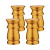 LUOFDCLDDD Furniture Legs4Niture LegsAluminum Alloy Rubber Feet Forniture Metalniture FeetAdjustable Sofa Foot Tea Table Foot/Gold/8Cm view 1