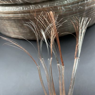 26awg Speaker Wires Copper Core Transparent Parallel Wire Lighting Gold Silver Crystal LED Wire Horn Signal Chandelier Flat Wire(26awg Gold Silver 15ft)