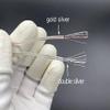 26awg Speaker Wires Copper Core Transparent Parallel Wire Lighting Gold Silver Crystal LED Wire Horn Signal Chandelier Flat Wire(26awg Gold Silver 150ft) view 2