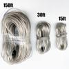 26awg Speaker Wires Copper Core Transparent Parallel Wire Lighting Gold Silver Crystal LED Wire Horn Signal Chandelier Flat Wire(26awg Gold Silver 150ft) view 4