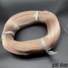 26awg Speaker Wires Copper Core Transparent Parallel CableLighting Gold Silver Crystal LED Wire Horn Signal Chandelier Flat Wire(26awg Gold Silver 30ft) view 4