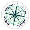 Heppner Oregon 2-Inch Vinyl Decal Sticker Latitude Longitude Compass Design view 4
