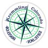 Kremmling Colorado 2-Inch Vinyl Decal Sticker Latitude Longitude Compass Design view 1