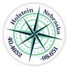 Holstein Nebraska 2-Inch Vinyl Decal Sticker Latitude Longitude Compass Design view 4
