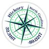 Hickory North Carolina 2-Inch Vinyl Decal Sticker Latitude Longitude Compass Design view 1