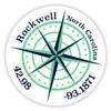 Rockwell North Carolina 2-Inch Vinyl Decal Sticker Latitude Longitude Compass Design view 1