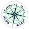 Kwethluk Alaska 2-Inch Vinyl Decal Sticker Latitude Longitude Compass Design view 1