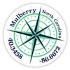 Mulberry North Carolina 2-Inch Vinyl Decal Sticker Latitude Longitude Compass Design view 1