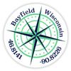 Bayfield Wisconsin 2-Inch Vinyl Decal Sticker Latitude Longitude Compass Design view 1