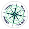 Presidio Texas 2-Inch Vinyl Decal Sticker Latitude Longitude Compass Design view 1