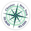 Chester New York 2-Inch Vinyl Decal Sticker Latitude Longitude Compass Design view 1