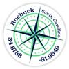 Roebuck South Carolina 2-Inch Vinyl Decal Sticker Latitude Longitude Compass Design view 1