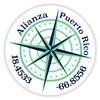 Alianza Puerto Rico 2-Inch Vinyl Decal Sticker Latitude Longitude Compass Design view 1
