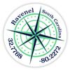 Ravenel South Carolina 2-Inch Vinyl Decal Sticker Latitude Longitude Compass Design view 1