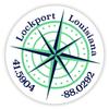 Lockport Louisiana 2-Inch Vinyl Decal Sticker Latitude Longitude Compass Design view 1
